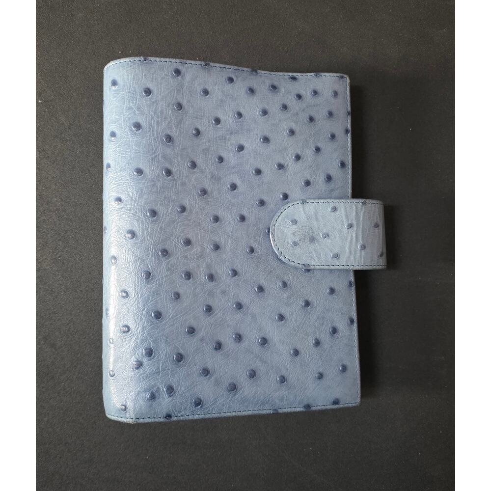 Gillio Mia Cara Medium - Blue Ostrich
